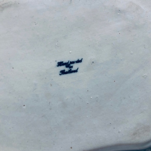 1970 Hand-painted Scalloped Shaped Fish Jewelry Trinket Dish - Picture 5 of 5